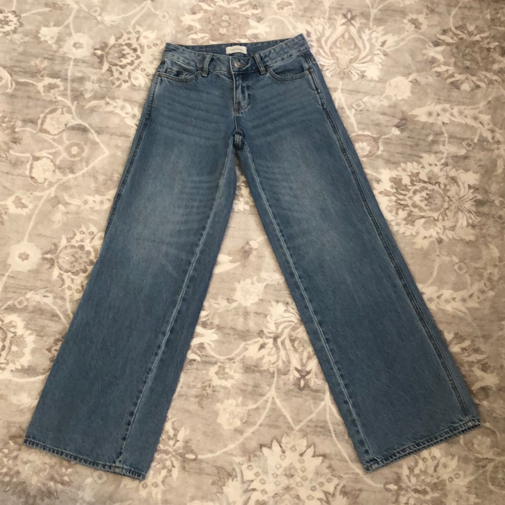 Pacsun Casey medium indigo low rise baggy jeans